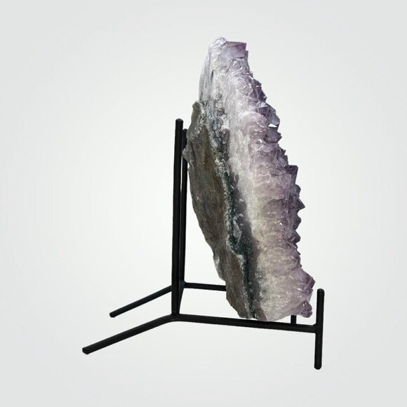 Large Raw Amethyst, Rough Geode Slab, Purple Crystal Cluster, From Brazil (BD) - Picture 6 of 15